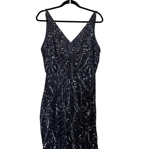 NightWay Sequin Plus Maxi Dress - Picture 4 of 8